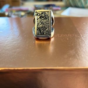 Sterling Silver “Queen of Hearts” ring.